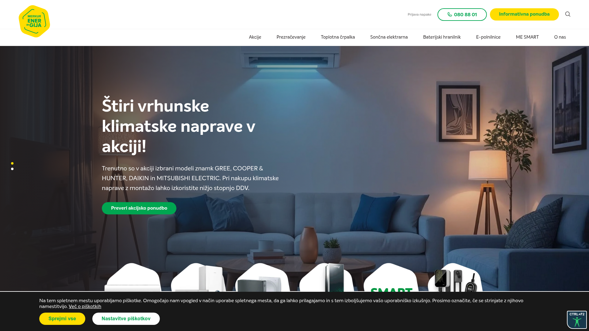 merkurenergija.si — homepage